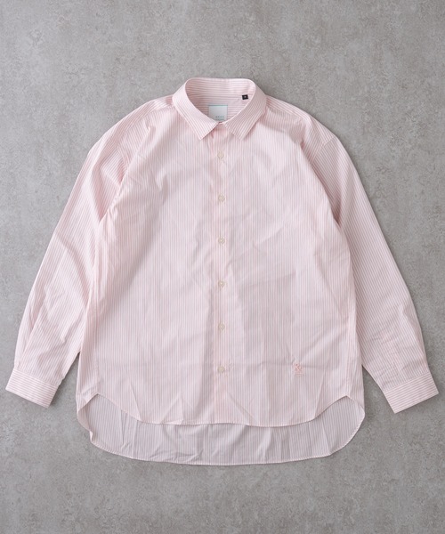 BRICK＆SONS シャツ ＆リラックスバックプリーツシャツ