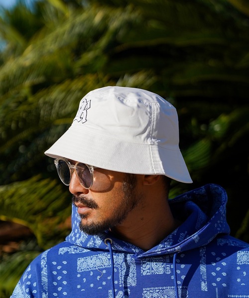 MURRAL bucket hat バケットハットエンブロイダリー ブラック MURRAL bucket hat バケットハットエンブロイダリー ブラック