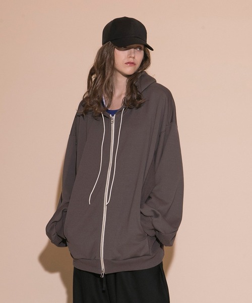 my beautiful landlet パーカー 「my landlet」HEAVY FRENCH TERRY ZIP 