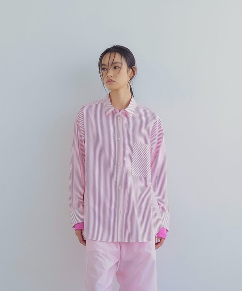 ブラウス シャツ LONDON stripe basic blouse(ロンドンストライプベーシックシャツ) レディース