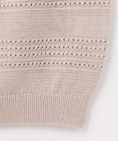 ベスト ジレ 「洗える」PATTERN ニット レディース : ZOZOTOWN