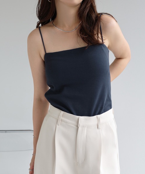 andme（アンドミー） キャミソール 「新色追加」コットンスムース
