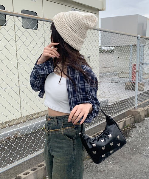 non-hedge ハンドバッグ 蝶モチーフ付2WAYバッグ : ZOZOTOWN