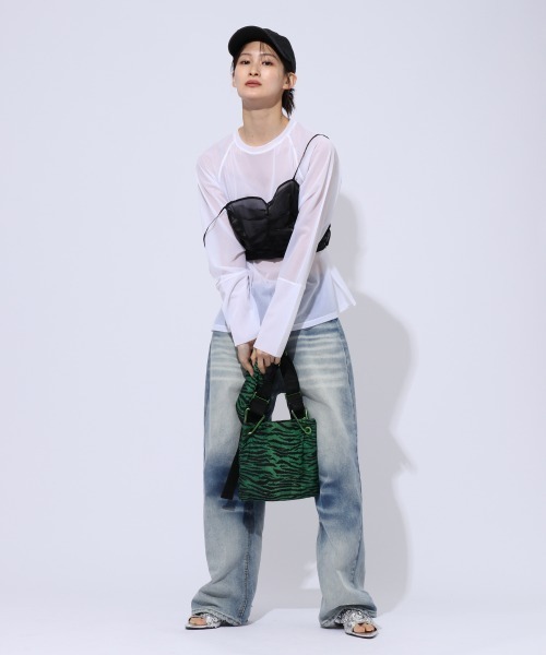 シアーラグランロンTシャツ ≪手洗い可能≫ tシャツ シアーラグランロンT「手洗い可能」 レディース