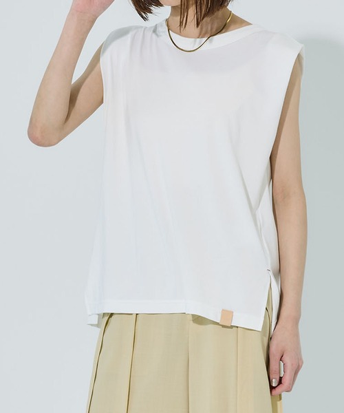 tシャツ タックショルダーリラックスTEE レディース