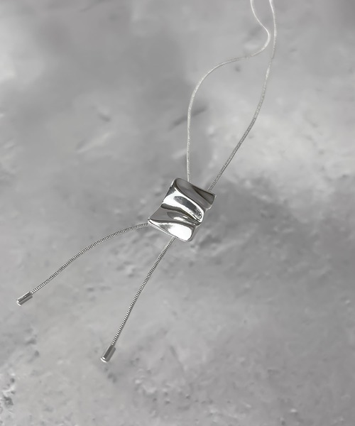 SBG by 7JEWELRY ネックレス ニュアンスメタルループタイ