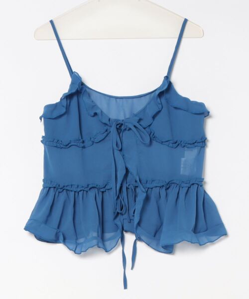 SETUP7（セットアップセブン） キャミソール 「SETUP7」リボンシフォン