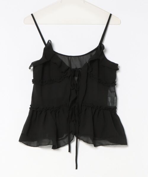 SETUP7（セットアップセブン） キャミソール 「SETUP7」リボンシフォン