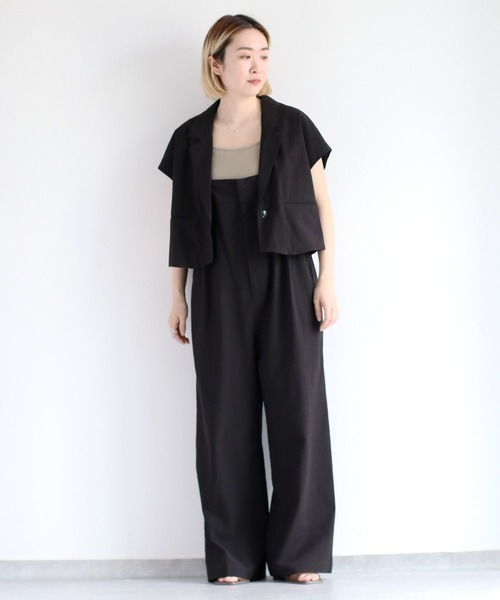 cepo（セポ） サロペット オーバーオール 綿レーヨンタックロンパース