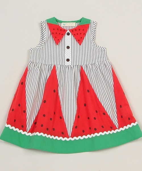 babycheer ワンピース スイカワンピース キッズ 子供服 女の子