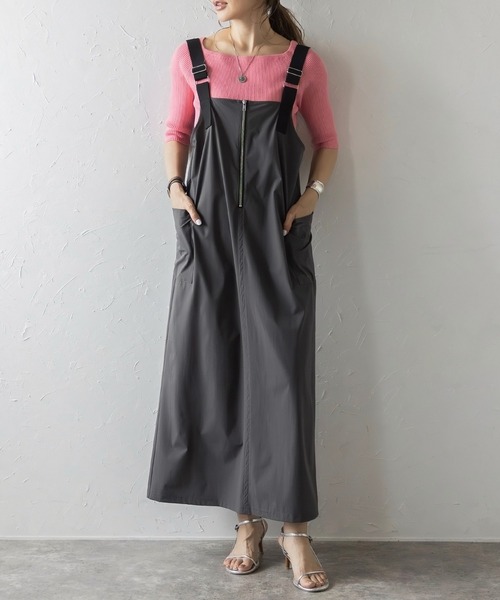 Bonjour Sagan ジャンパースカート 撥水ストレッチジャンスカ