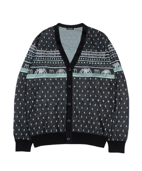 MILKBOY 黒 カーディガン ストライプ襟 MILKBOY（ミルクボーイ）の