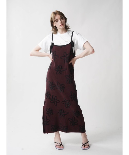 ワンピース FLOWER JACQUARD ONEPIECE ワンピース FLOWER JACQUARD KNIT ONEPIECE : ZOZOTOWN Yahoo!店