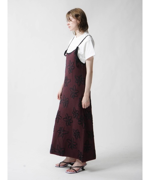 ワンピース FLOWER JACQUARD KNIT ONEPIECE : ZOZOTOWN Yahoo!店