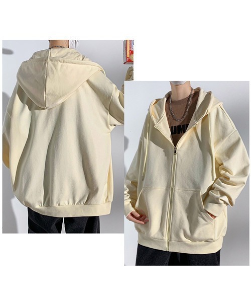 Ressaca（レサーカ） パーカー オーバーサイズフード付きスウェット