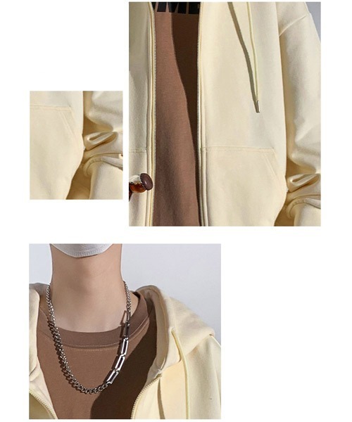 Ressaca（レサーカ） パーカー オーバーサイズフード付きスウェット