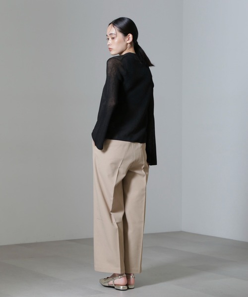 NANO universe（ナノ・ユニバース） パンツ ハイウエストセンター