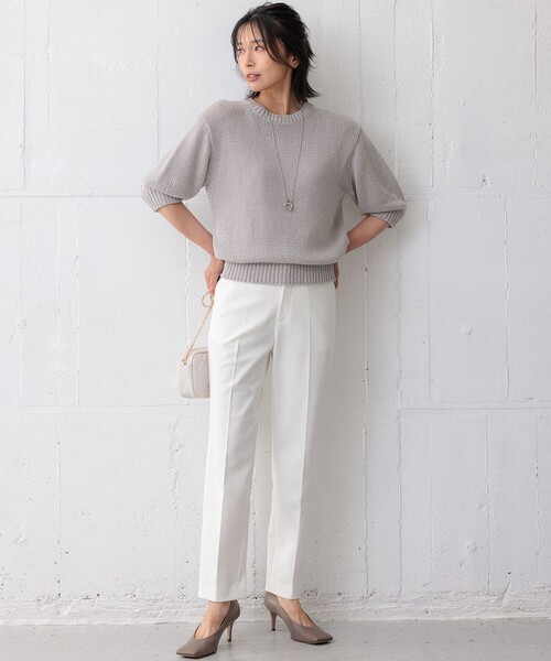【シマトネリコ】23区　ルレックスバルキー ラメニット 23区 ニット セーター 「洗える」ルレックスバルキー ラメニット
