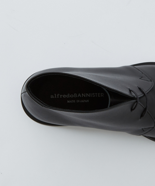 ✨️新品✨️ALFREDO BANNISTER チャッカブーツ レザーブーツ牛革 alfredoBANNISTER ブーツ オブリーク チャッカ メンズ