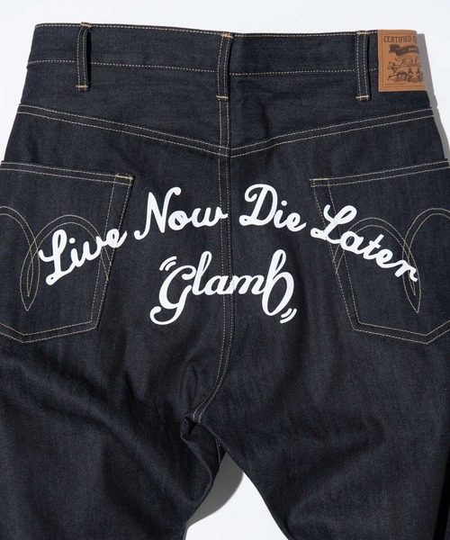 glamb（グラム） ジーンズ Back Print Baggy Denim / バックプリント