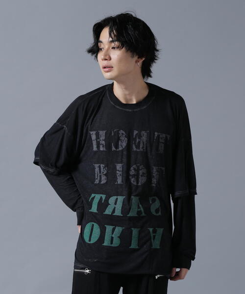 tシャツ DankeSchon/ダンケシェーン/OPAL FAKE LAYER LST レディース メンズ L.H.P tシャツ DankeSchon/ダンケシェーン/OPAL FAKE LAYER LST