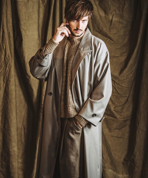 美品　23区　FOX BROTHERS グレンチェック　　ダブルチェスターコート OUTERWEAR COLLECTION 2024 滝藤賢一コートを愉しむ | Brooks
