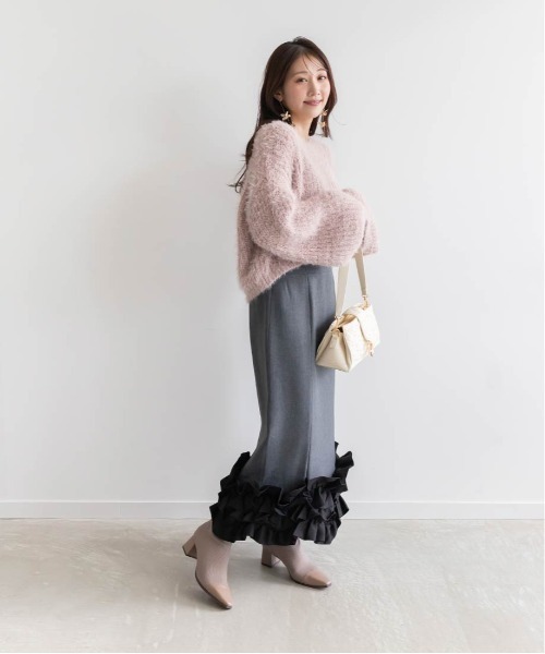 RANDA ブーツ 「SUSTAINABLE」ベーシックニットブーツ