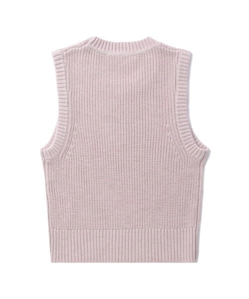 ベスト ジレ BAPY LOGO KNIT VEST レディース BAPY BY A BATHING APE ベスト ジレ LOGO KNIT VEST レディース