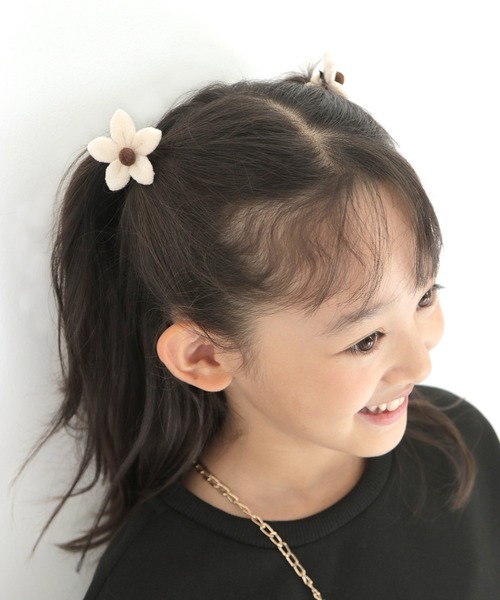 SOROTTO ヘアゴム 秋冬デザインのキッズリボン/ヘアゴム キッズ 