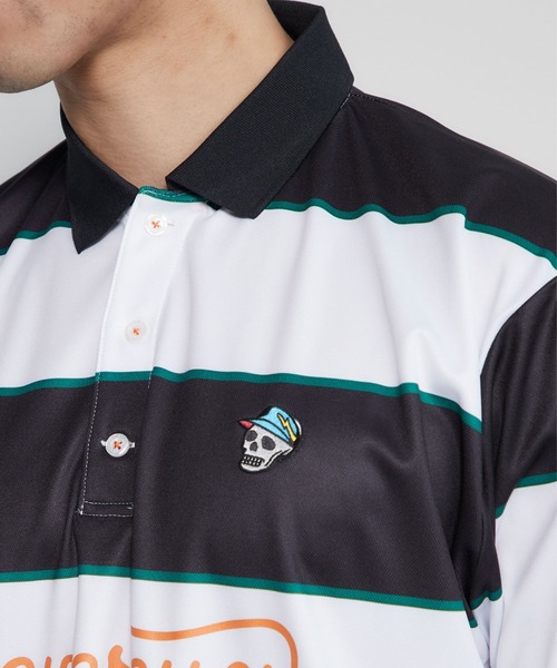 DEVEREUX GOLF ポロシャツ ミケボーダー ポロ メンズ レディース