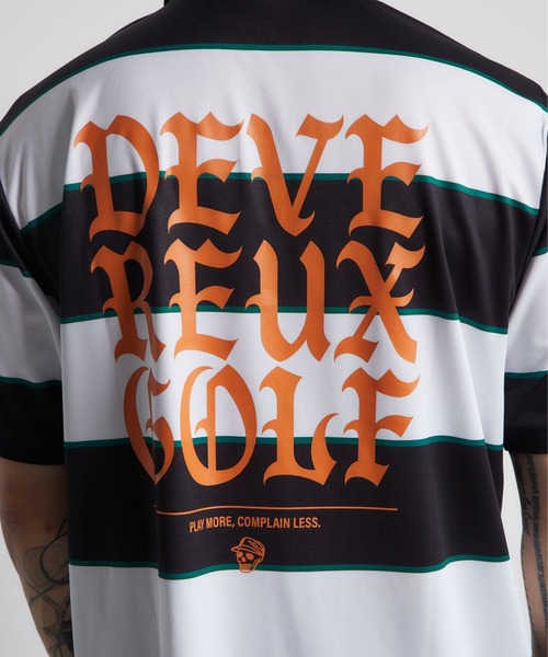 DEVEREUX GOLF ポロシャツ ミケボーダー ポロ メンズ レディース