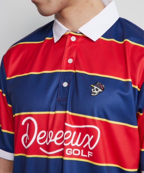 DEVEREUX GOLF ポロシャツ ミケボーダー ポロ メンズ レディース