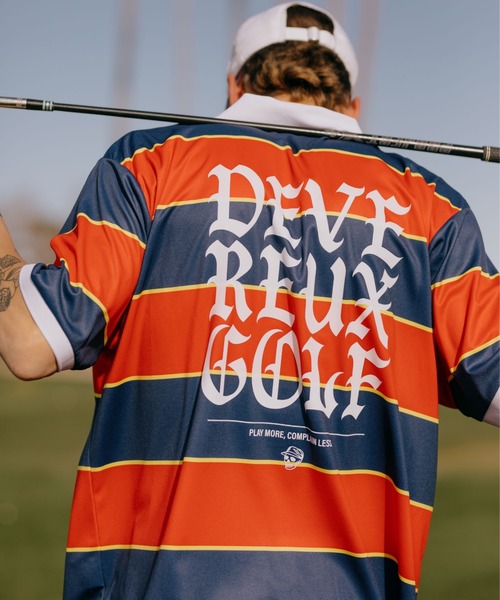 DEVEREUX GOLF ポロシャツ ミケボーダー ポロ メンズ レディース