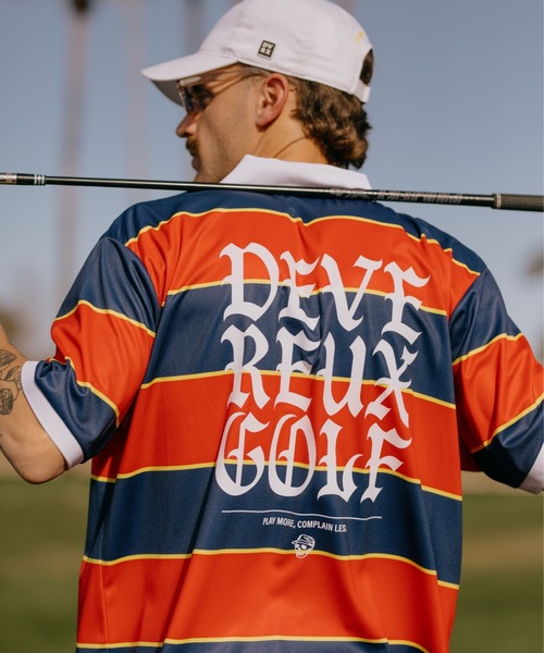 DEVEREUX GOLF ポロシャツ ミケボーダー ポロ メンズ レディース