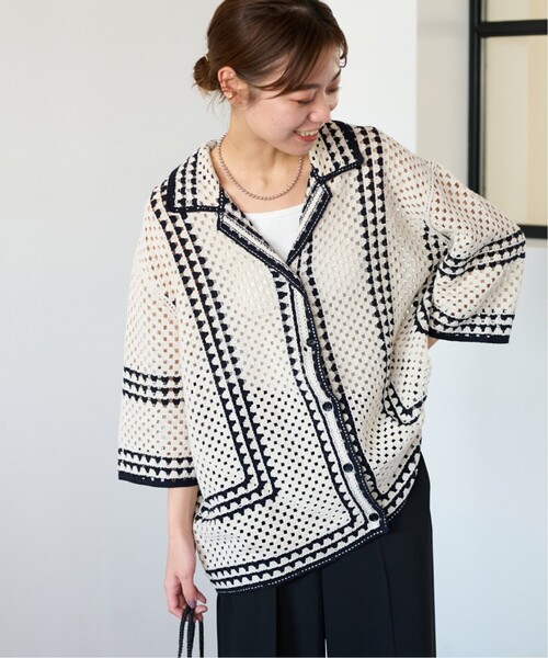 「JOURNAL STANDARD」 カーディガン FREE ホワイト×ホワイト レディース JOURNAL STANDARD relume 「JOURNAL relume」 ニット