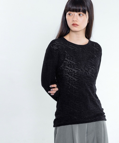 ニット セーター モールレースニットプルオーバー 234549 レディース