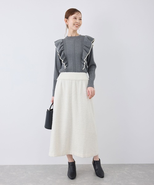 ROPE' PICNIC（ロペ ピクニック） スカート スパンコールツイード
