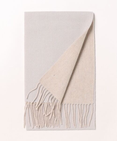 MONSIEUR NICOLE（ムッシュニコル） マフラー ヘリンボン リバーシブル