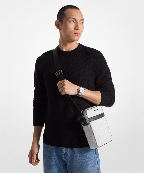 【国内発送】 MICHAEL KORS メンズ ショルダーバッグ 公式アウトレット】COOPER コミューター スリングパック - MK