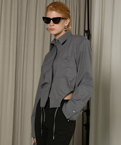 PRANK PROJECT カットソー ブラウス PRANK PROJECT ブラウス シャツ ネクタイ付きシャツ / Shirt with Tie