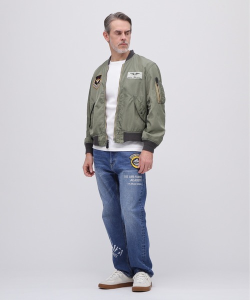 ma1 ma-1 「50th Anniversary」WASHED L-2B / ウォッシュド L-2B / AVIREX / アヴィレックスの画像