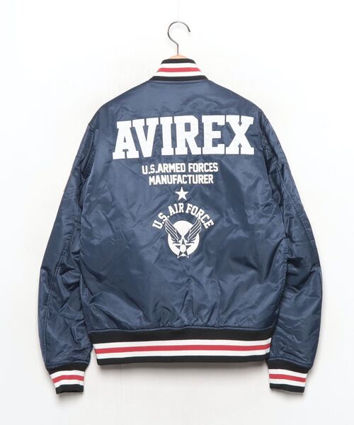 AVIREX」 ブルゾン LARGE ネイビー メンズ AVIREX アビレックス