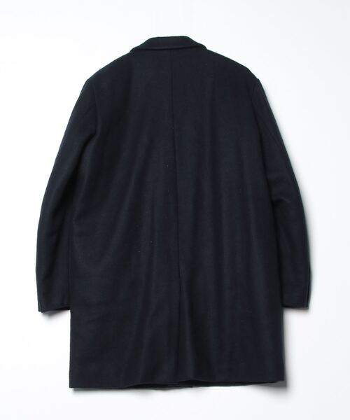 「rehacer」 チェスターコート MEDIUM ネイビー メンズ_画像2