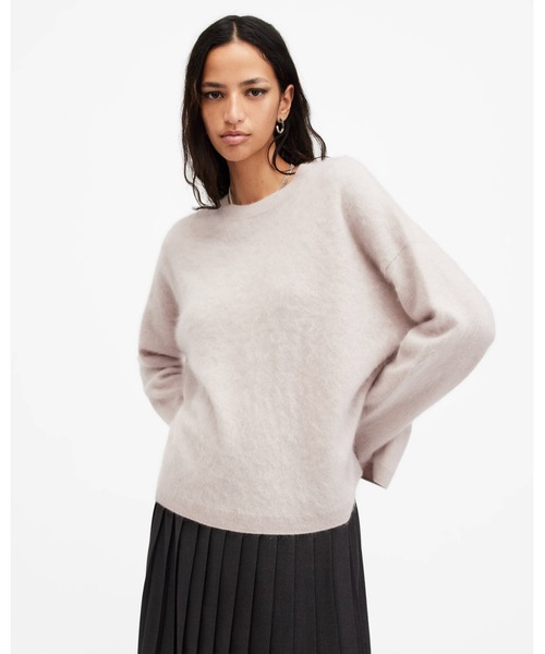 ニット セーター REBEL BRUSHED CASHMERE CREW NECK JUMPER | REBEL ブラッシュ カシミヤ クルー ネック