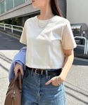 tシャツ 半袖 「新色追加」汗染み防止半袖ミニ...の詳細画像1