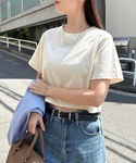 tシャツ 半袖 「新色追加」汗染み防止半袖ミニ...の詳細画像2