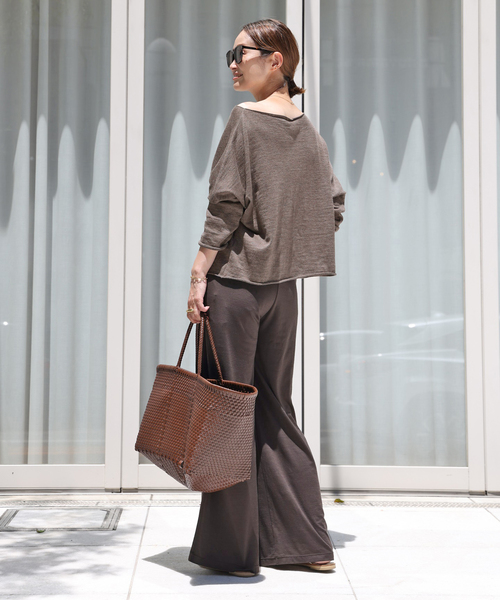 ☆美品☆【MUSE de Deuxieme Classe 】パンツ　38ブラウン Deuxieme Classe（ドゥーズィエムクラス） 「MUSE de Deuxieme Classe