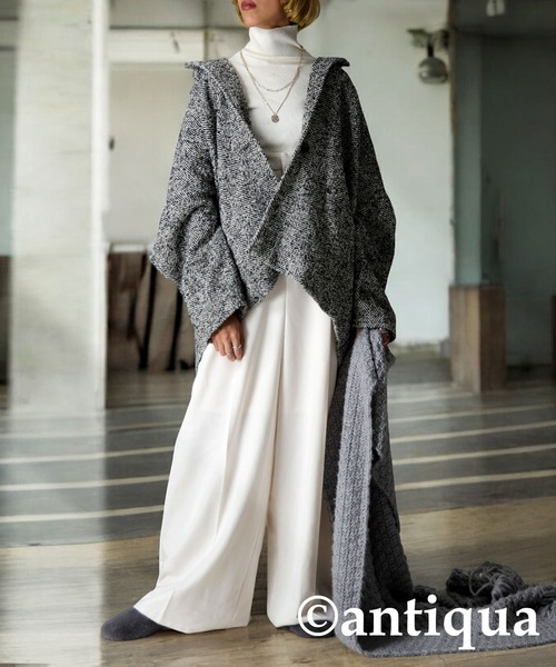 antiqua（アンティカ） 「patterntorso」チェスターコート ONESIZE