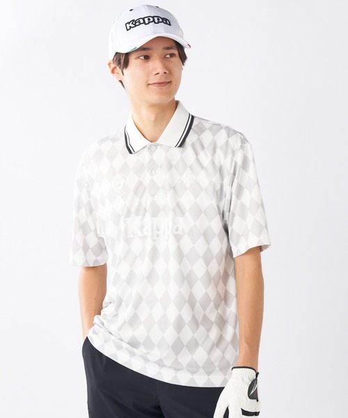 Kappa メンズポロシャツ（色：ホワイト系）｜トップス｜ファッション