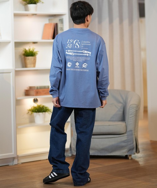 Columbia tシャツ columbia/コロンビア ロンT/長袖Tシャツ